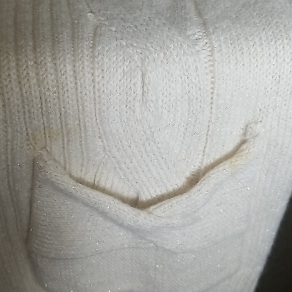 Tommy hillfrgure  white sweater very beautiful  LG - Picture 14 of 15